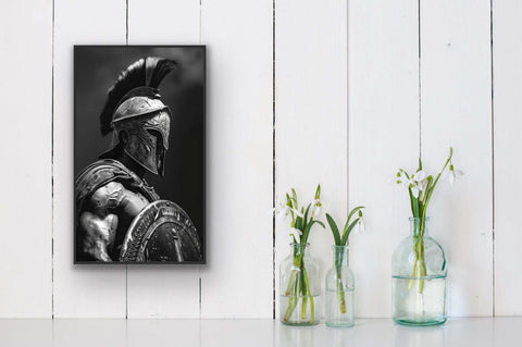 "Timeless Glance Framed matte paper poster