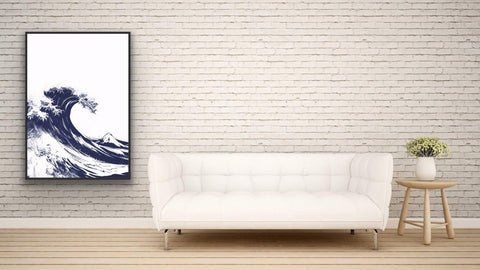 " Waves" Framed photo paper poster