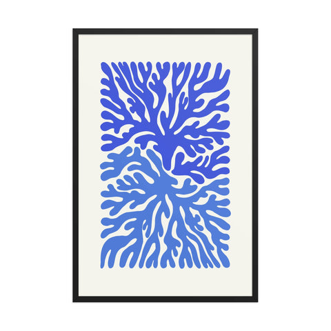 "Dual Reef" 24x36" framed poster