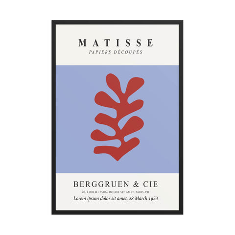 a picture of a red plant on a blue and white background