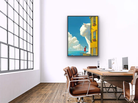 "Sunbeam Essence" Framed matte paper poster