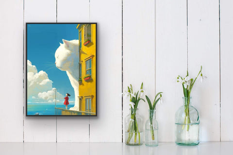 "Sunbeam Essence" Framed matte paper poster