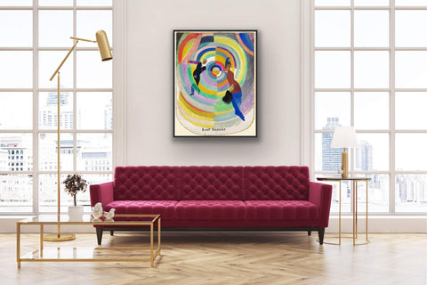 "Joyful Collage" Framed photo paper poster