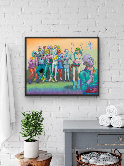 "Silent Music" by Guy Colwell - Hahnemühle paper, 45x60cm / 18x24" - Print ONLY version