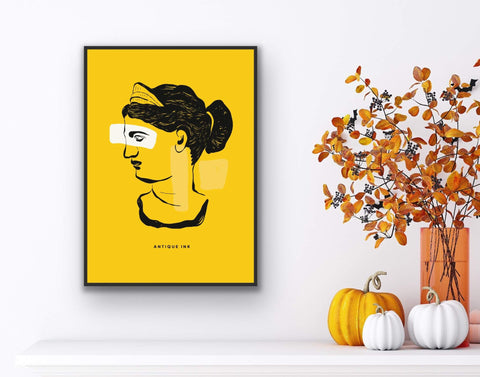 "Antique Reverie" – Elegantly Framed Art Print