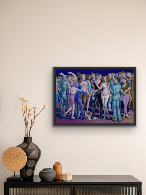 "Saturday Night Selfie" by Guy Collwell - Hahnemühle paper, 40x60cm / 16x24"