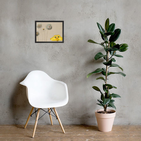"Botanical Lines" Framed poster