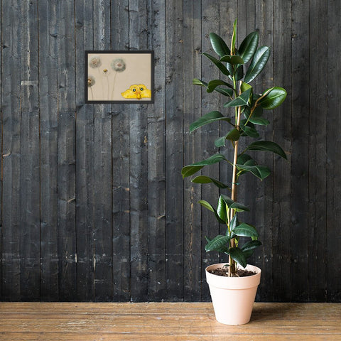 "Botanical Lines" Framed poster