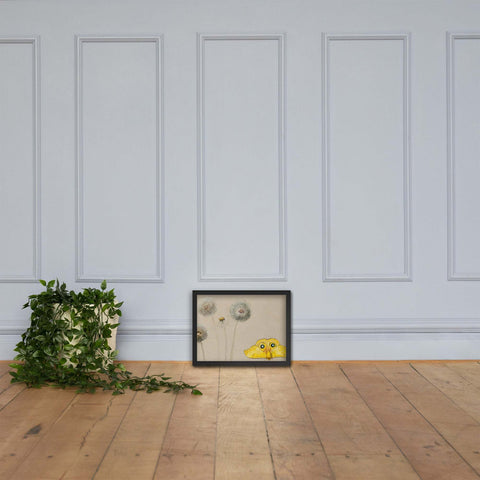 "Botanical Lines" Framed poster