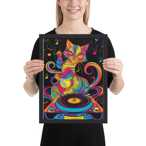 "Chromatic Symphony" Framed poster
