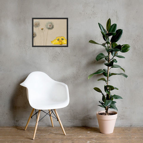 "Botanical Lines" Framed poster