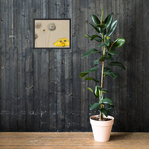"Botanical Lines" Framed poster