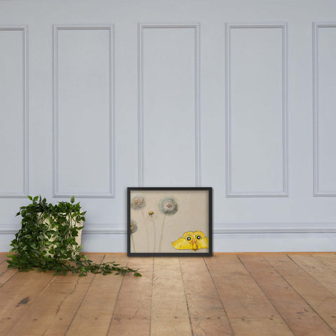 "Botanical Lines" Framed poster