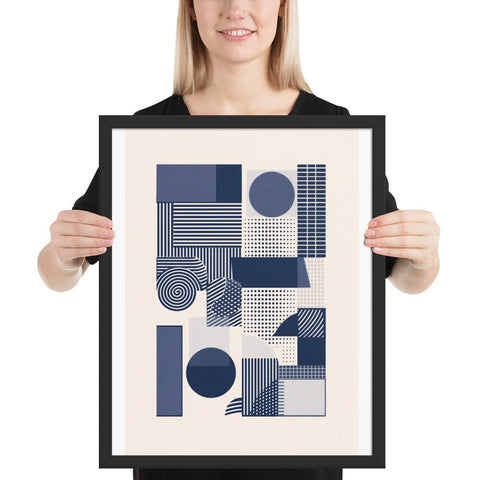 "Contrasts in Motion" Framed poster