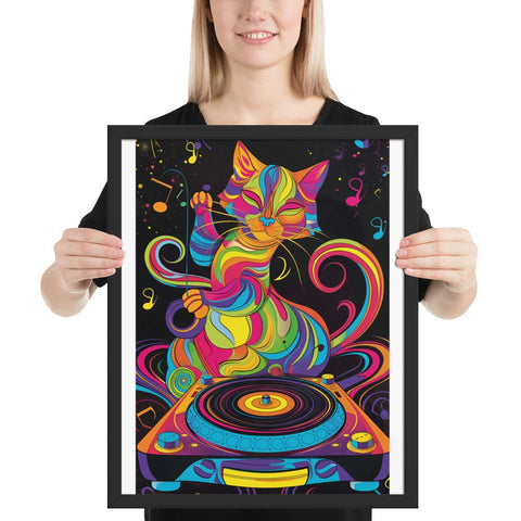 "Chromatic Symphony" Framed poster