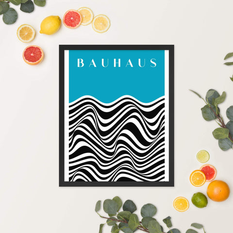 "Blue Echo" Framed poster