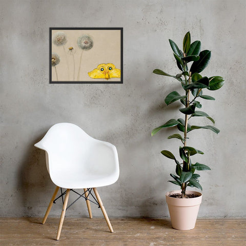 "Botanical Lines" Framed poster