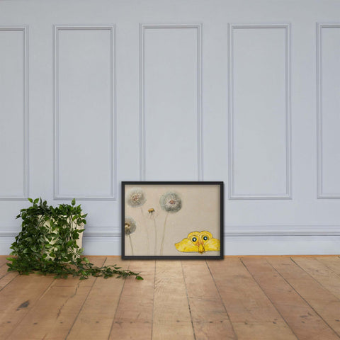 "Botanical Lines" Framed poster