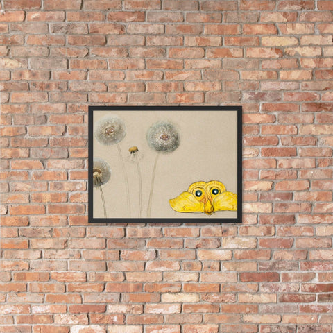 "Botanical Lines" Framed poster