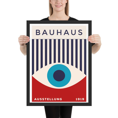 "Bauhaus - the eye" Framed poster
