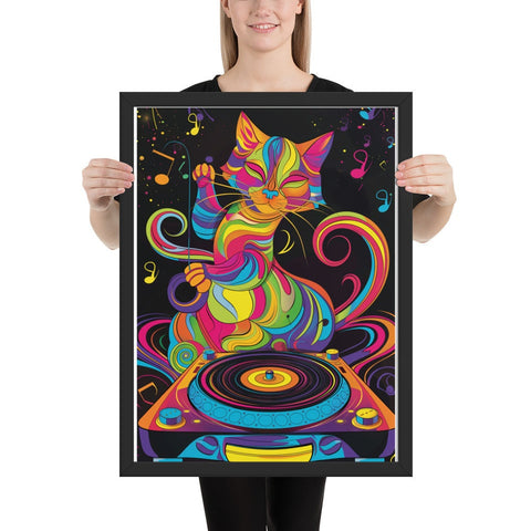 "Chromatic Symphony" Framed poster