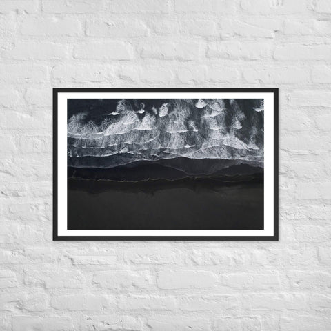 "Urban Memories" framed poster
