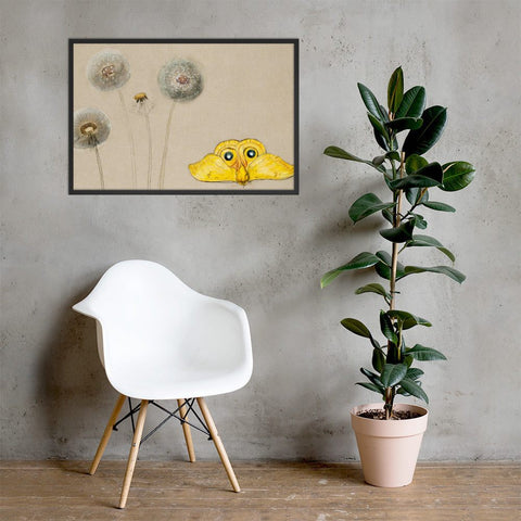 "Botanical Lines" Framed poster