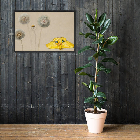 "Botanical Lines" Framed poster