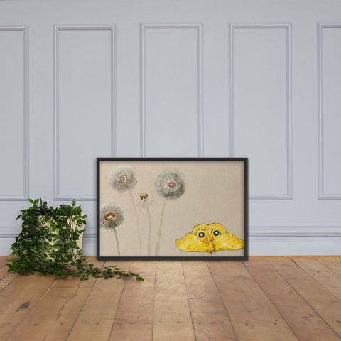 "Botanical Lines" Framed poster