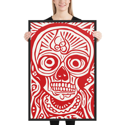 " Skulls" Framed poster