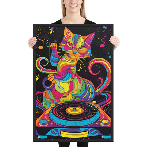 "Chromatic Symphony" Framed poster
