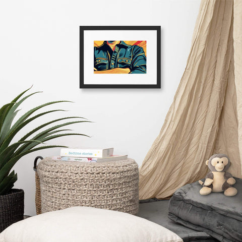 "Tranquil Dwelling" framed poster