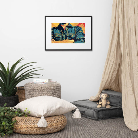 "Tranquil Dwelling" framed poster