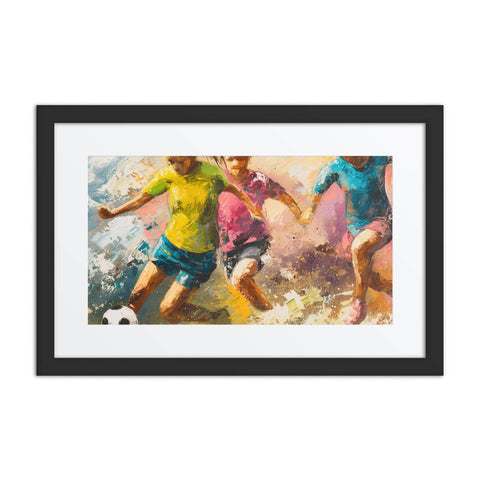 "Burst of Life" framed poster