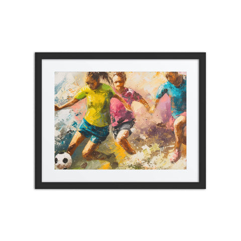 "Burst of Life" framed poster