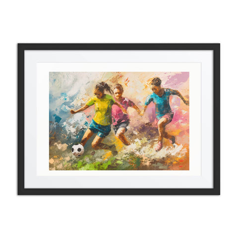 "Burst of Life" framed poster