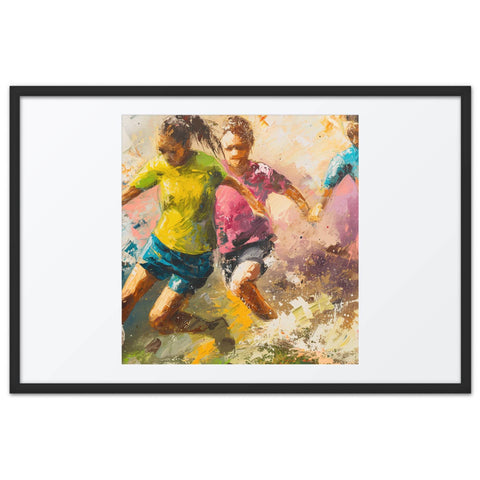 "Burst of Life" framed poster
