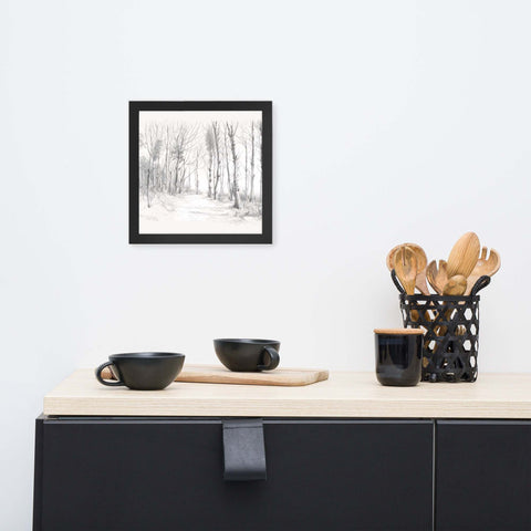 "Whispers of Simplicity" framed poster
