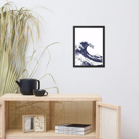 " Waves" Framed photo paper poster