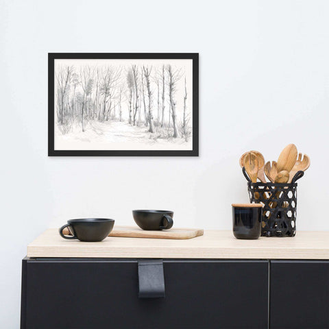 "Whispers of Simplicity" framed poster
