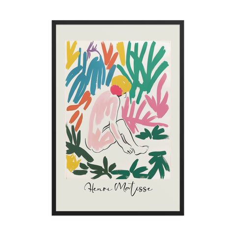 B215 - "Color Garden Dreamscape" 24x36" framed poster