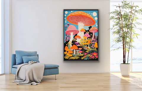 "Electric Horizons" Framed photo paper poster