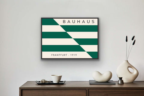 "Emerald Maze" Framed poster