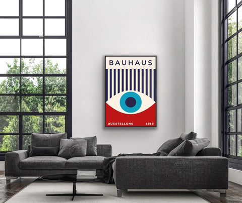 "Bauhaus - the eye" Framed poster