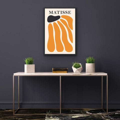 “Matisse Flow” – Organic Rhythm in Color and Form 24 x36" - framed poster