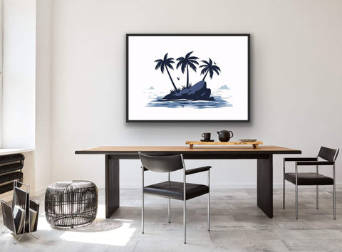 "Ephemeral Silhouettes" Framed poster