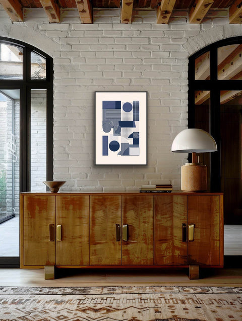 "Contrasts in Motion" Framed poster