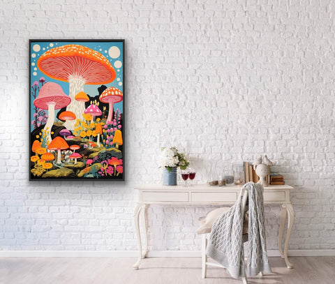 "Electric Horizons" Framed photo paper poster