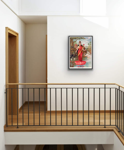 "Vertical Pulse" Framed photo paper poster