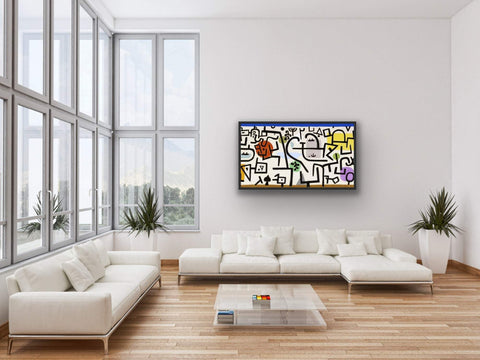 "Eclectic Dreams" framed poster